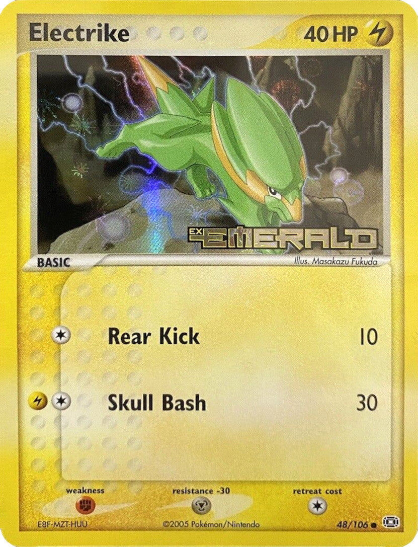 Electrike (48/106) (Stamped) [EX: Emerald] | I Want That Stuff Brandon