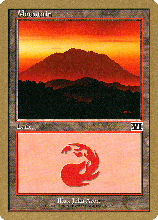 Mountain (jk343) (Janosch Kuhn) [World Championship Decks 2000] | I Want That Stuff Brandon