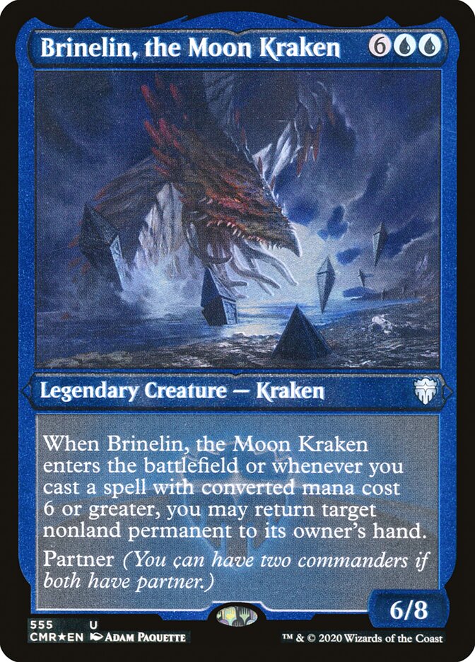 Brinelin, the Moon Kraken (Etched) [Commander Legends] | I Want That Stuff Brandon