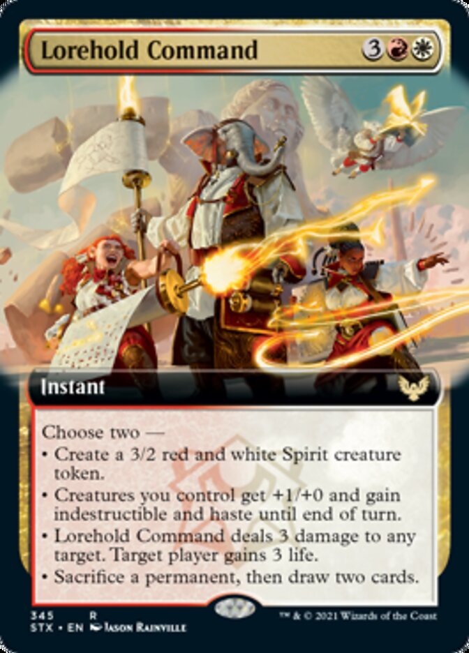 Lorehold Command (Extended Art) [Strixhaven: School of Mages] | I Want That Stuff Brandon