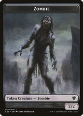 Human Soldier (003) // Zombie Double-Sided Token [Commander 2020 Tokens] | I Want That Stuff Brandon