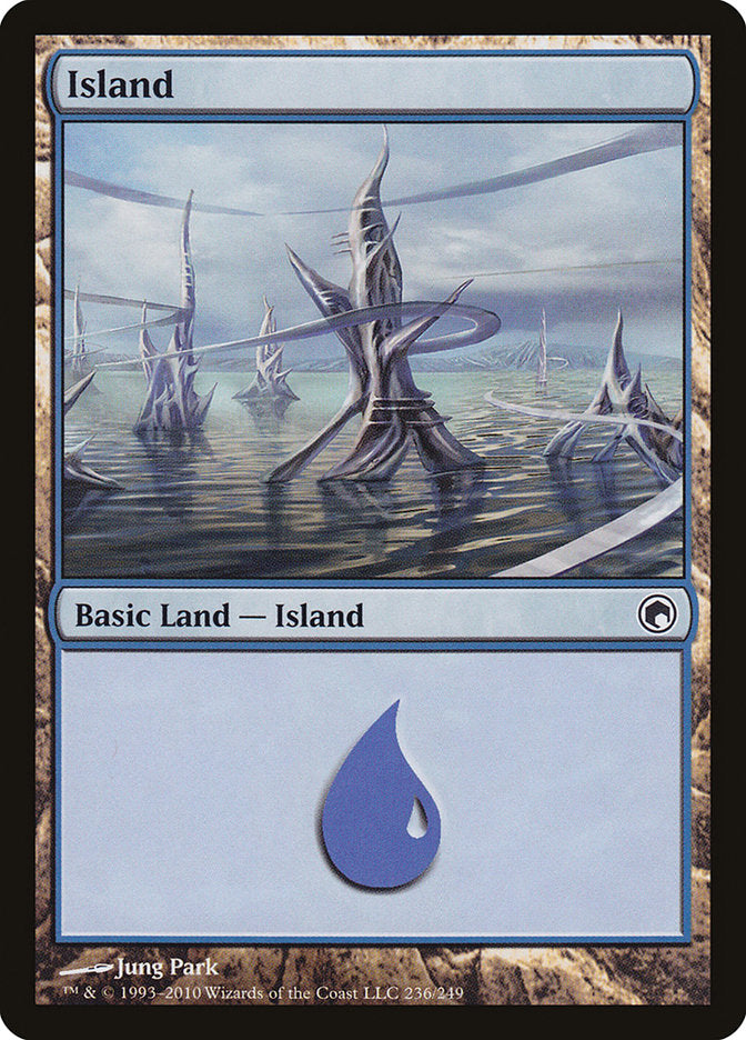 Island (236) [Scars of Mirrodin] | I Want That Stuff Brandon