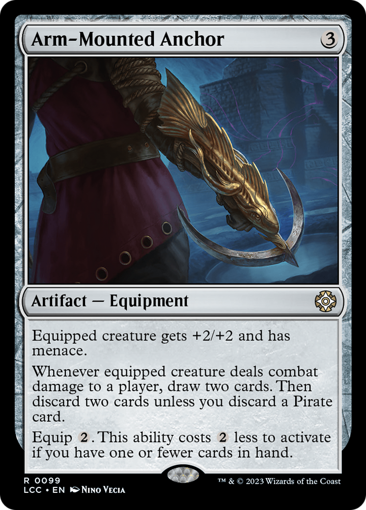 Arm-Mounted Anchor [The Lost Caverns of Ixalan Commander] | I Want That Stuff Brandon