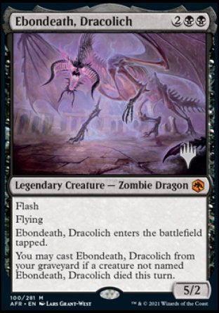 Ebondeath, Dracolich (Promo Pack) [Dungeons & Dragons: Adventures in the Forgotten Realms Promos] | I Want That Stuff Brandon