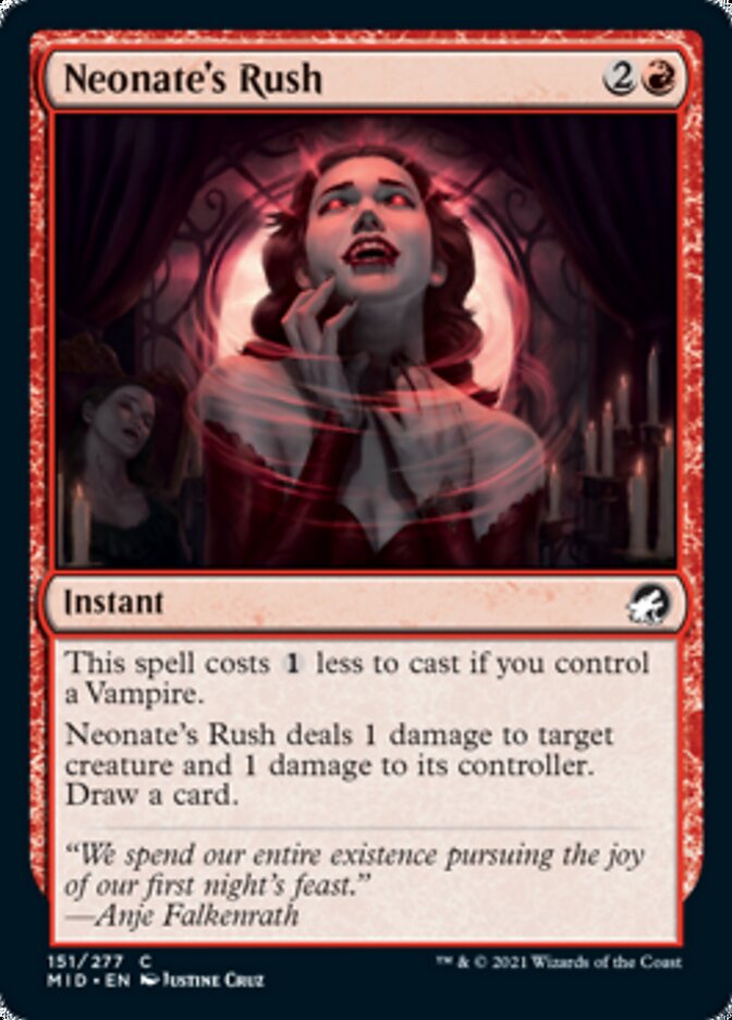 Neonate's Rush [Innistrad: Midnight Hunt] | I Want That Stuff Brandon