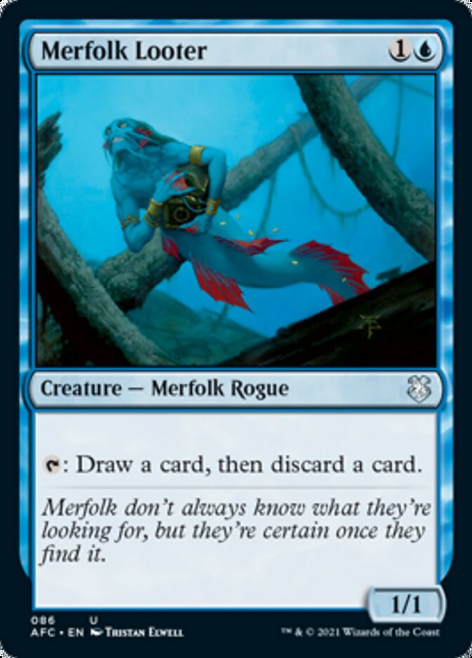 Merfolk Looter [Dungeons & Dragons: Adventures in the Forgotten Realms Commander] | I Want That Stuff Brandon
