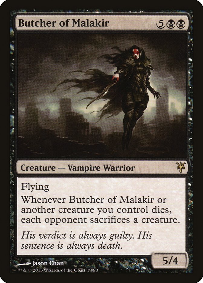 Butcher of Malakir [Duel Decks: Sorin vs. Tibalt] | I Want That Stuff Brandon