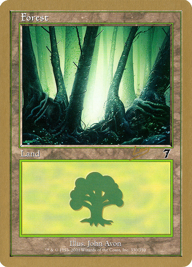 Forest (rl330) (Raphael Levy) [World Championship Decks 2002] | I Want That Stuff Brandon