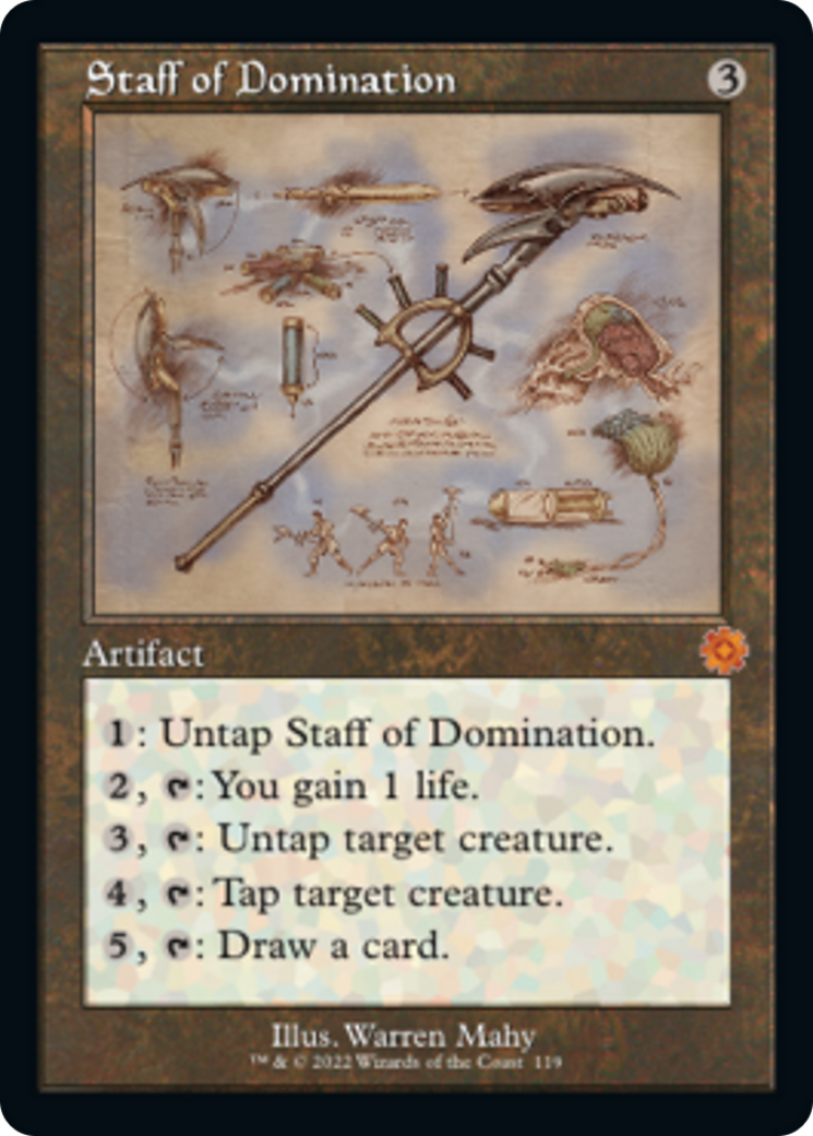 Staff of Domination (Retro Schematic) [The Brothers' War Retro Artifacts] | I Want That Stuff Brandon