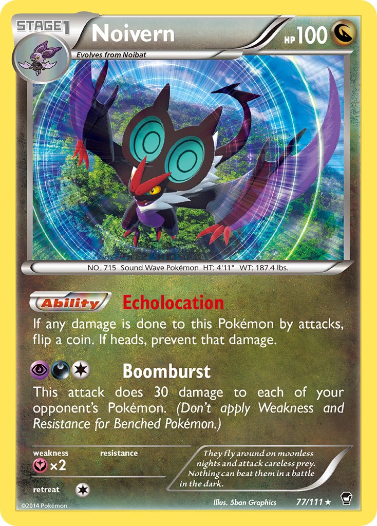Noivern (77/111) (Cosmos Holo) (Blister Exclusive) [XY: Furious Fists] | I Want That Stuff Brandon