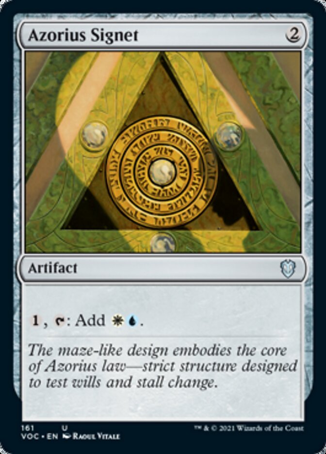 Azorius Signet [Innistrad: Crimson Vow Commander] | I Want That Stuff Brandon