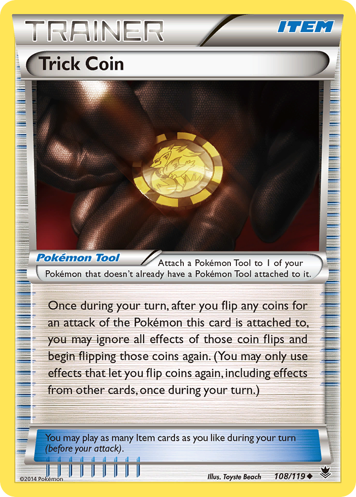 Trick Coin (108/119) [XY: Phantom Forces] | I Want That Stuff Brandon