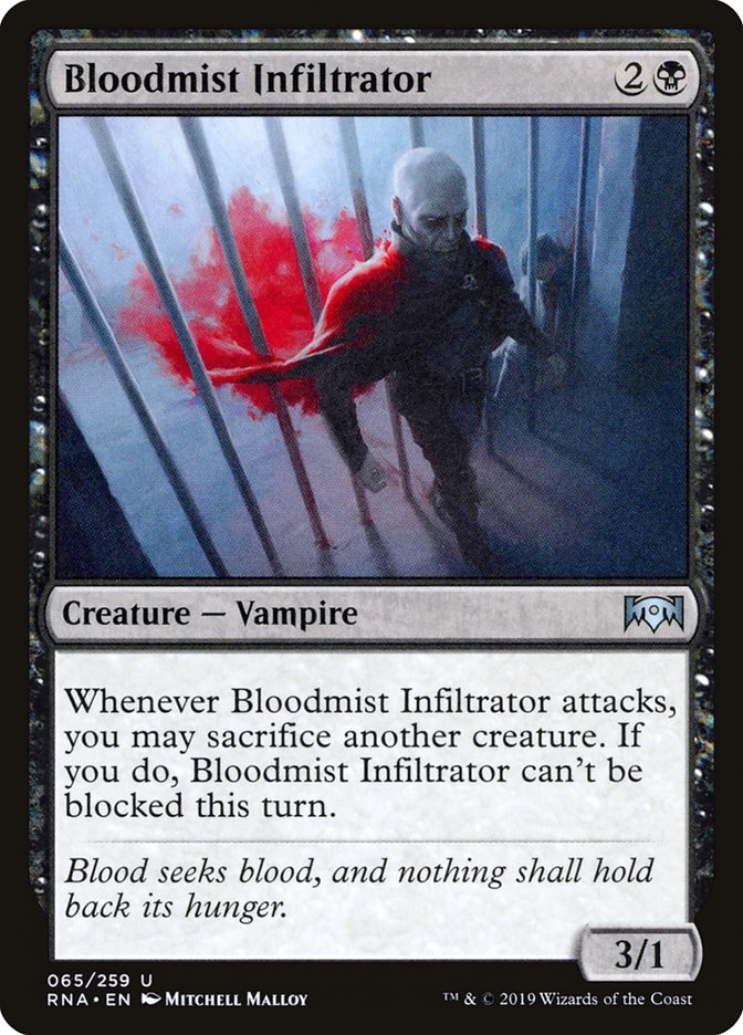 Bloodmist Infiltrator [Ravnica Allegiance] | I Want That Stuff Brandon
