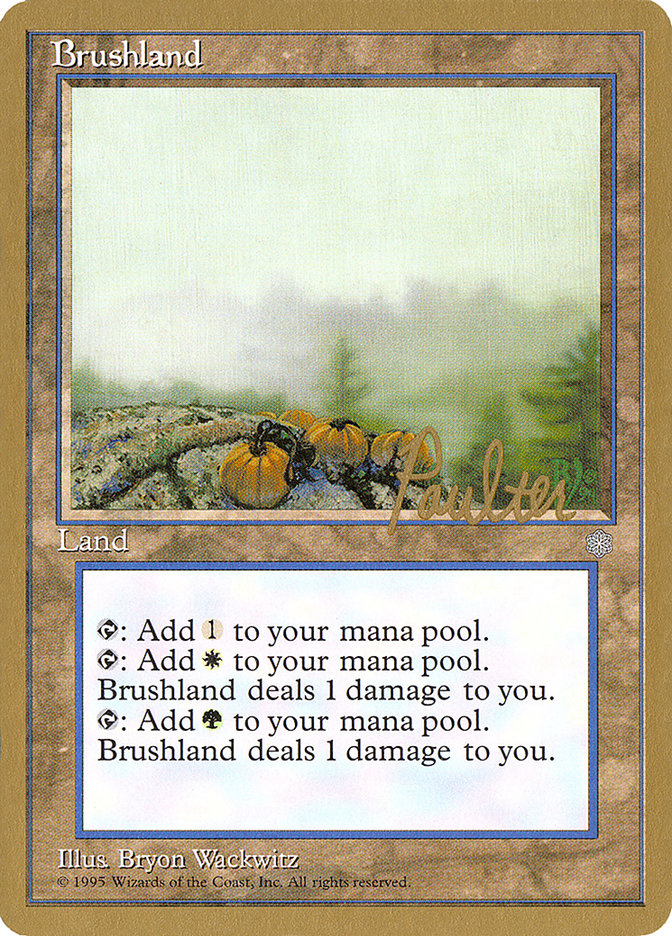 Brushland (Preston Poulter) [Pro Tour Collector Set] | I Want That Stuff Brandon