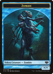 Fish // Zombie (011/036) Double-Sided Token [Commander 2014 Tokens] | I Want That Stuff Brandon