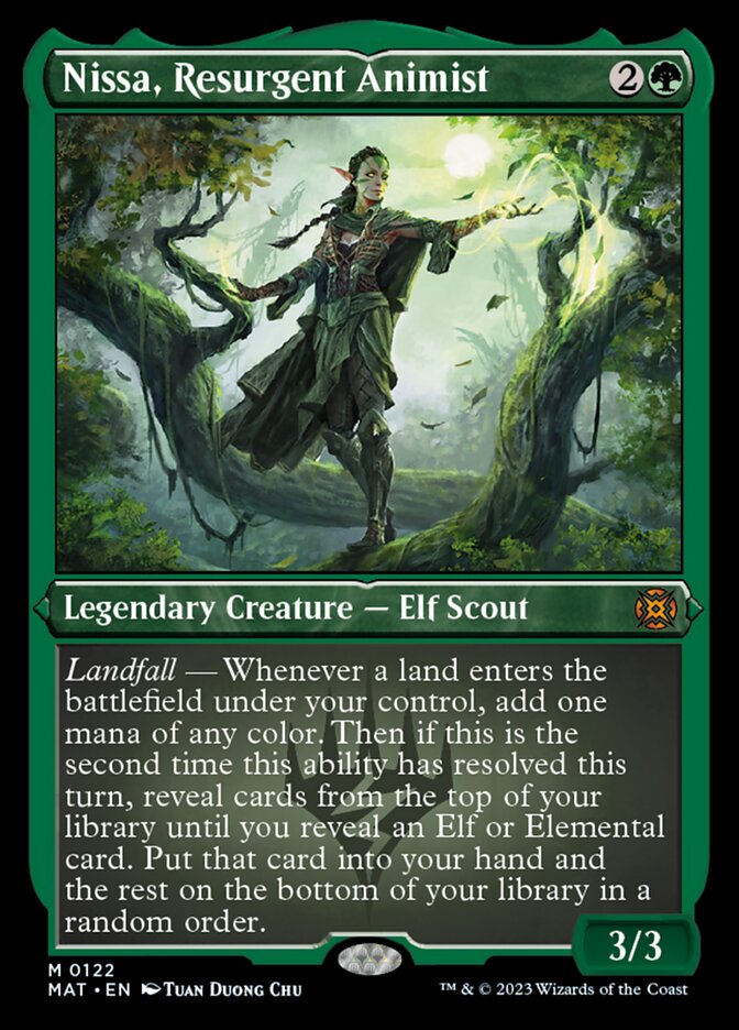Nissa, Resurgent Animist (Foil Etched) [March of the Machine: The Aftermath] | I Want That Stuff Brandon