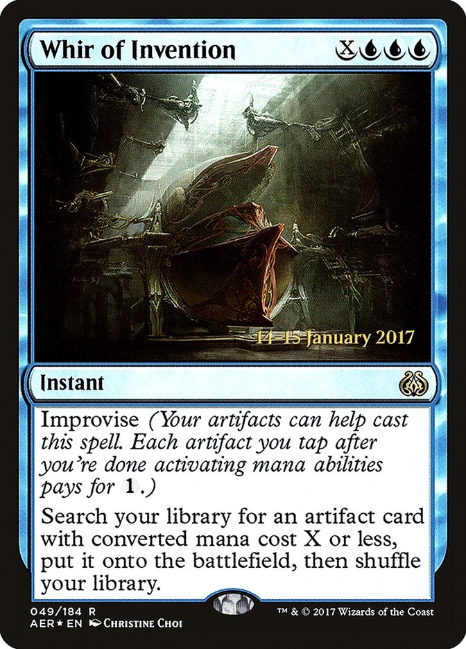 Whir of Invention [Aether Revolt Prerelease Promos] | I Want That Stuff Brandon