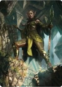 Nissa of Shadowed Boughs 1 Art Card [Zendikar Rising Art Series] | I Want That Stuff Brandon