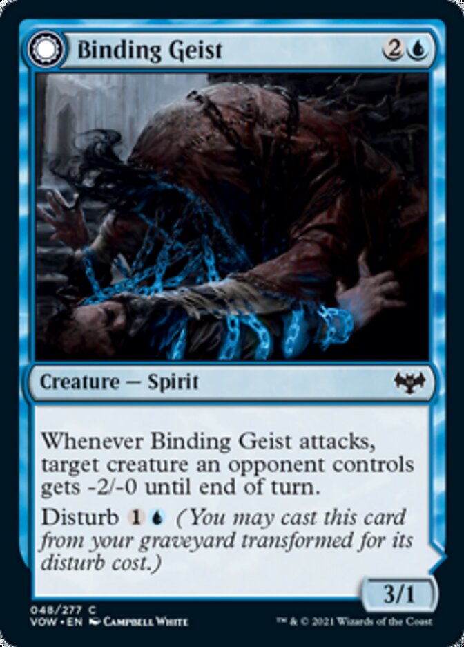 Binding Geist // Spectral Binding [Innistrad: Crimson Vow] | I Want That Stuff Brandon