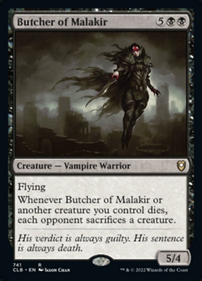 Butcher of Malakir [Commander Legends: Battle for Baldur's Gate] | I Want That Stuff Brandon