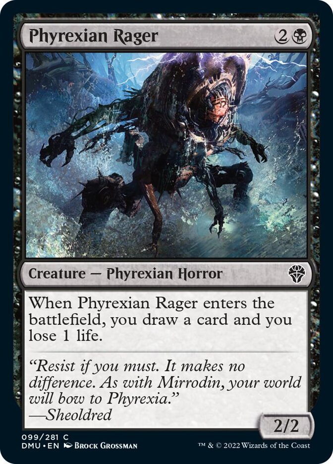 Phyrexian Rager [Dominaria United] | I Want That Stuff Brandon