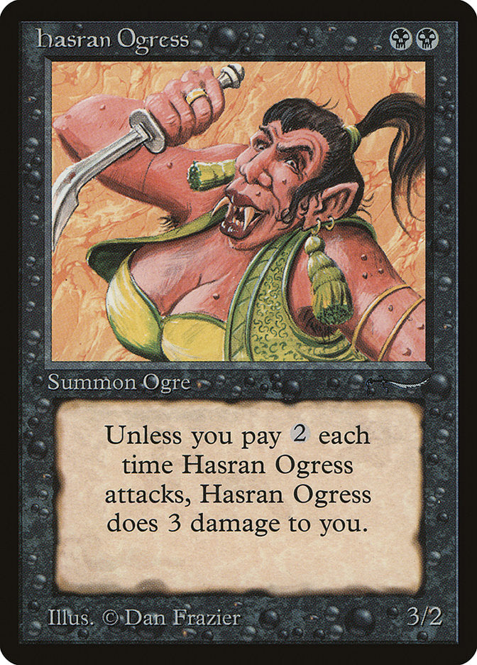 Hasran Ogress (Light Mana Cost) [Arabian Nights] | I Want That Stuff Brandon