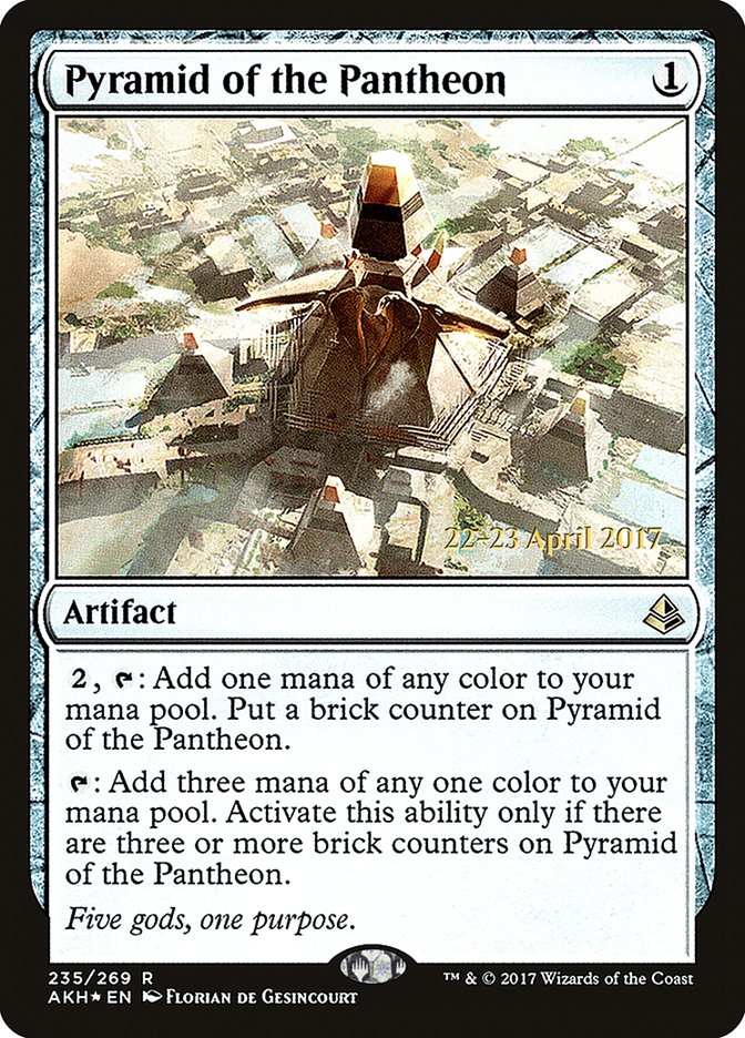 Pyramid of the Pantheon [Amonkhet Prerelease Promos] | I Want That Stuff Brandon