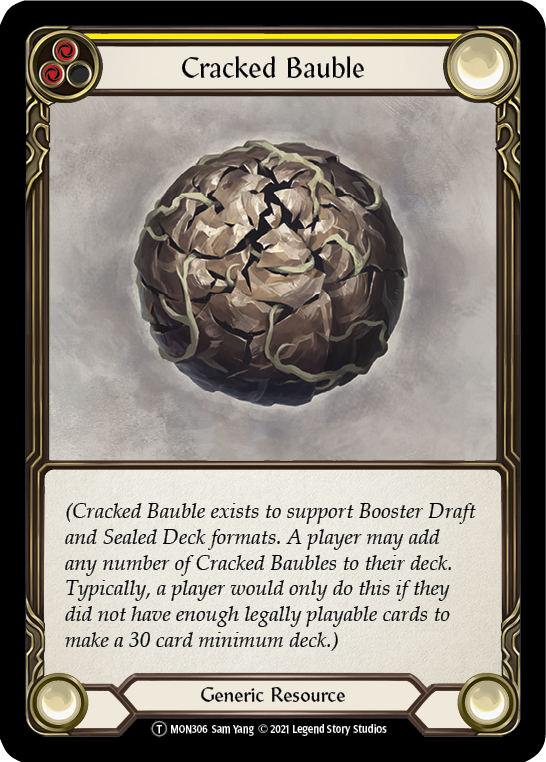 Cracked Bauble [U-MON306] Unlimited Edition Normal | I Want That Stuff Brandon