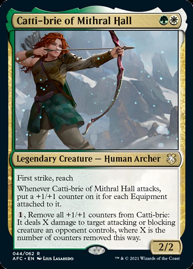 Catti-brie of Mithral Hall [Dungeons & Dragons: Adventures in the Forgotten Realms Commander] | I Want That Stuff Brandon