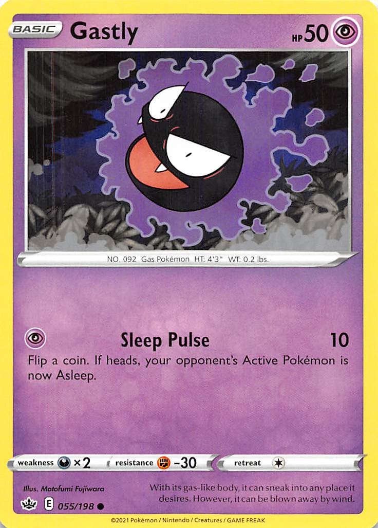 Gastly (055/198) [Sword & Shield: Chilling Reign] | I Want That Stuff Brandon