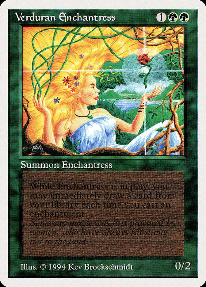 Verduran Enchantress [Summer Magic / Edgar] | I Want That Stuff Brandon