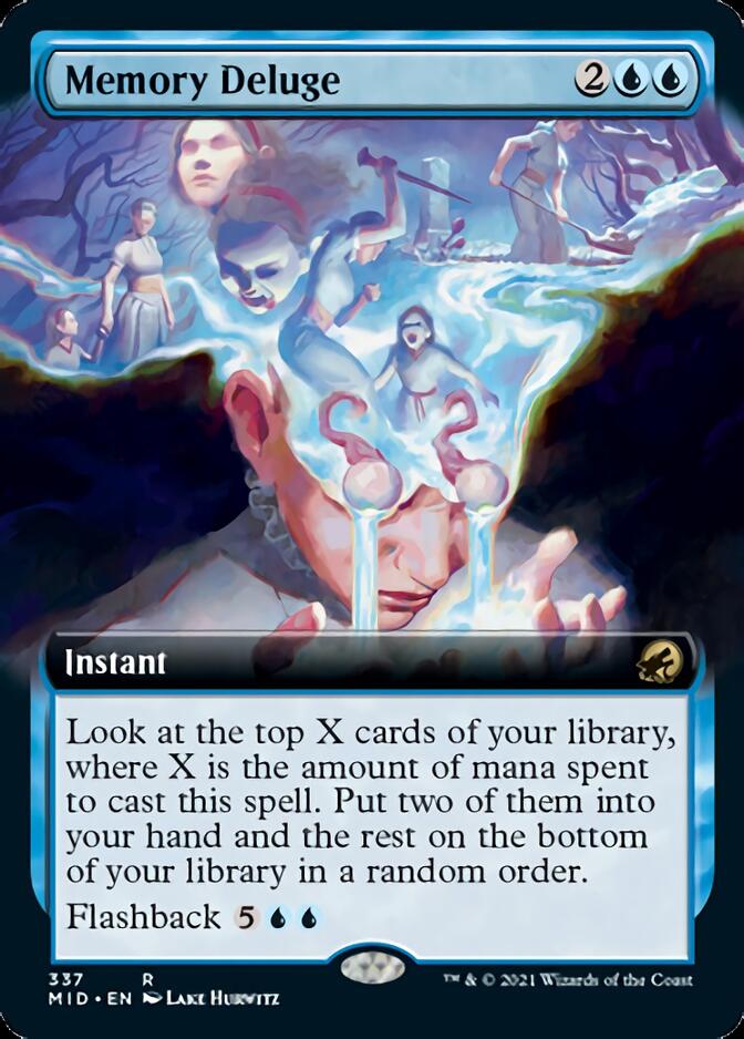 Memory Deluge (Extended Art) [Innistrad: Midnight Hunt] | I Want That Stuff Brandon