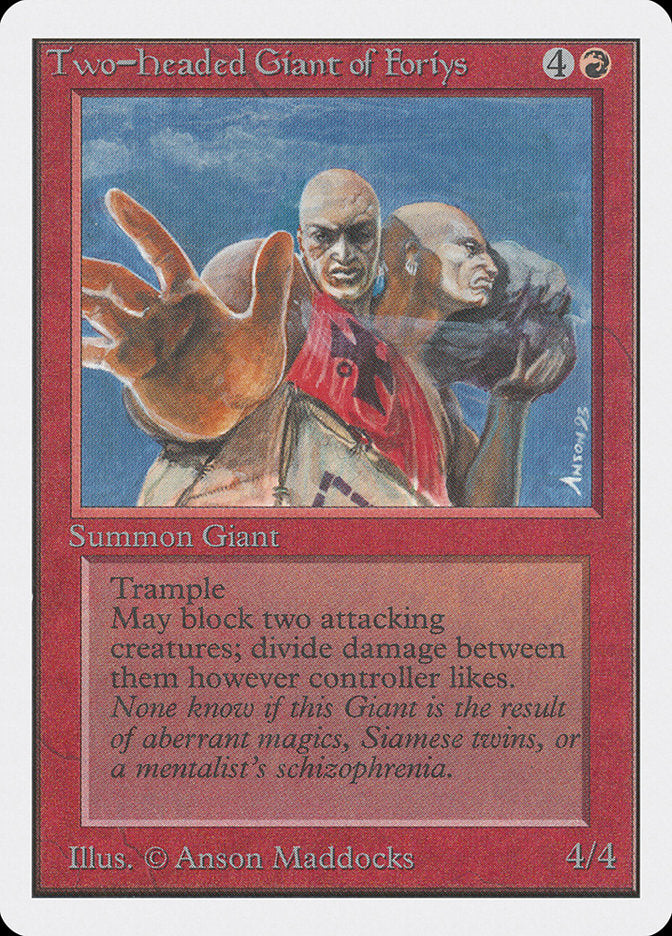 Two-Headed Giant of Foriys [Unlimited Edition] | I Want That Stuff Brandon