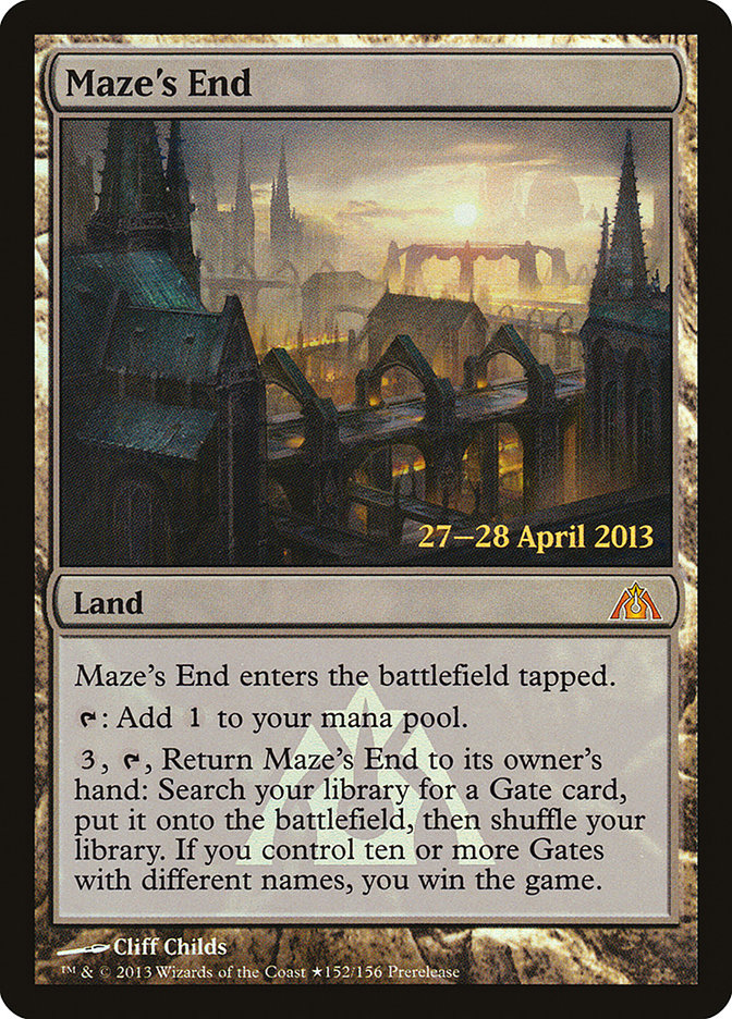 Maze's End [Dragon's Maze Prerelease Promos] | I Want That Stuff Brandon