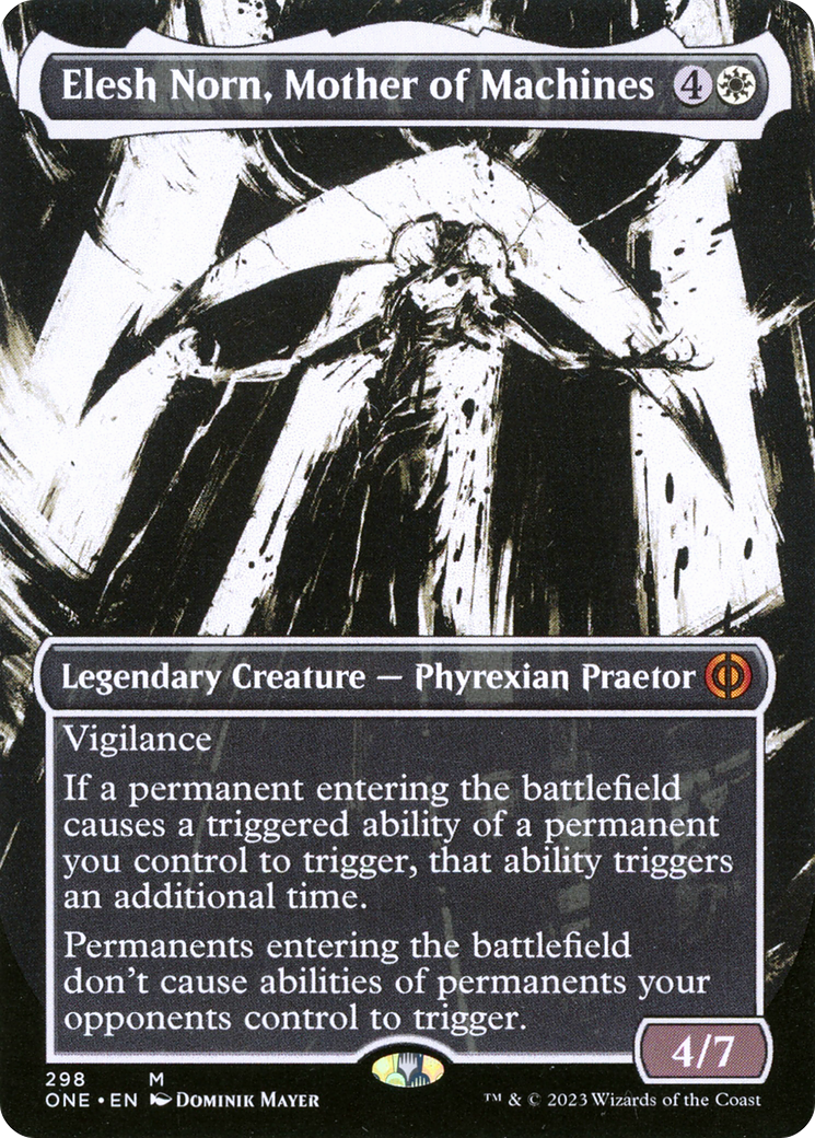 Elesh Norn, Mother of Machines (Borderless Ichor) [Phyrexia: All Will Be One] | I Want That Stuff Brandon