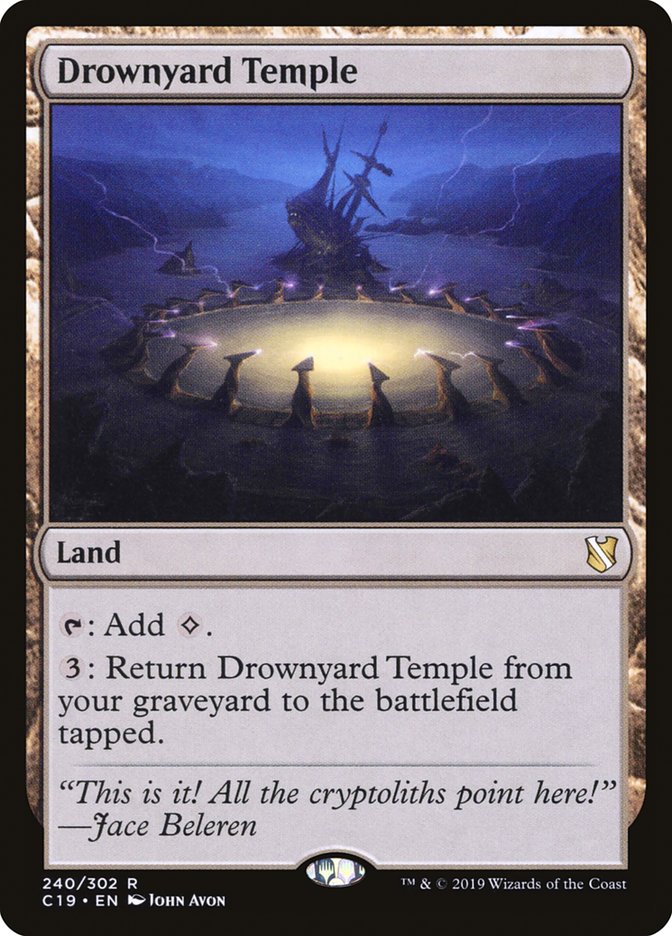 Drownyard Temple [Commander 2019] | I Want That Stuff Brandon