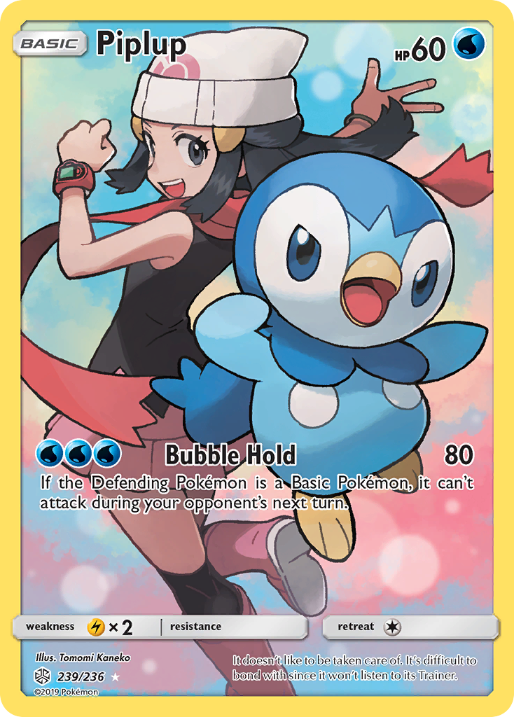 Piplup (239/236) [Sun & Moon: Cosmic Eclipse] | I Want That Stuff Brandon