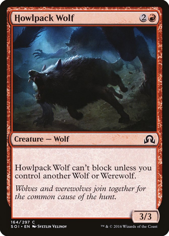 Howlpack Wolf [Shadows over Innistrad] | I Want That Stuff Brandon