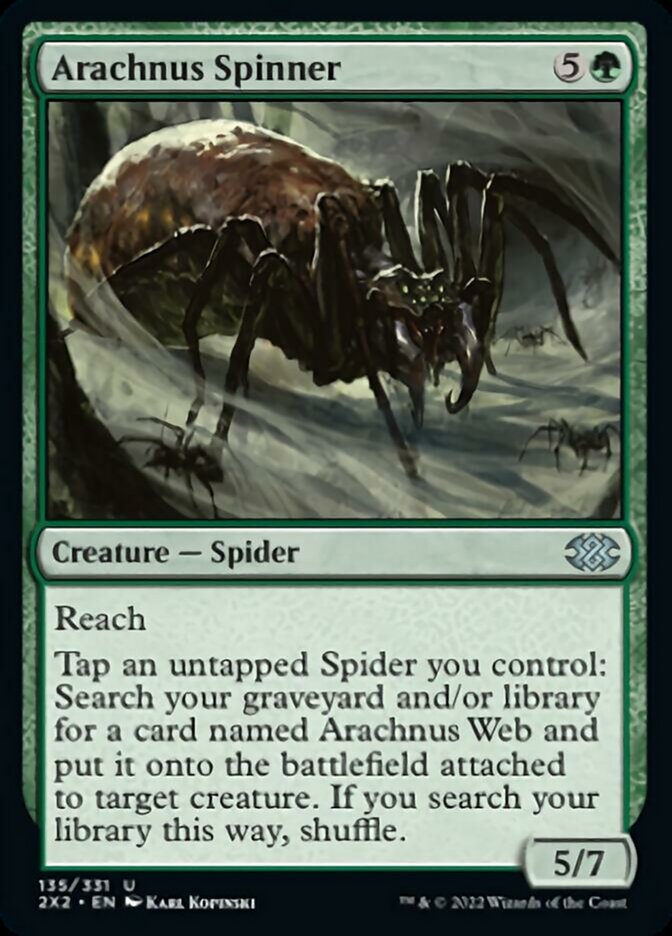 Arachnus Spinner [Double Masters 2022] | I Want That Stuff Brandon