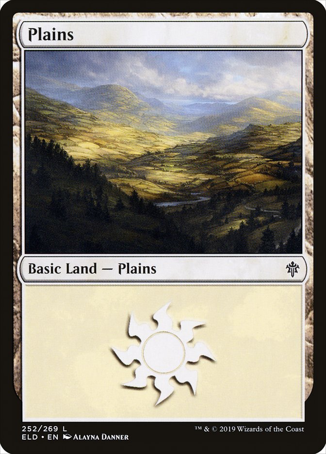 Plains (252) [Throne of Eldraine] | I Want That Stuff Brandon