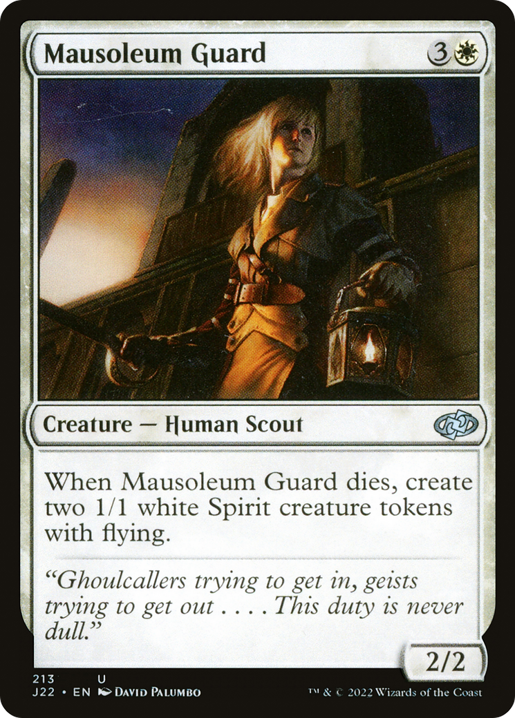 Mausoleum Guard [Jumpstart 2022] | I Want That Stuff Brandon