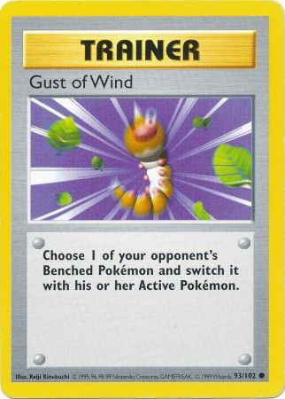 Gust of Wind (93/102) [Base Set Shadowless Unlimited] | I Want That Stuff Brandon