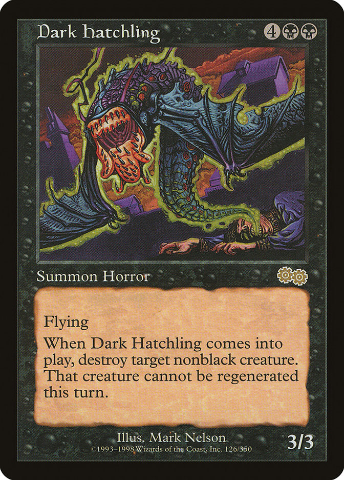 Dark Hatchling [Urza's Saga] | I Want That Stuff Brandon