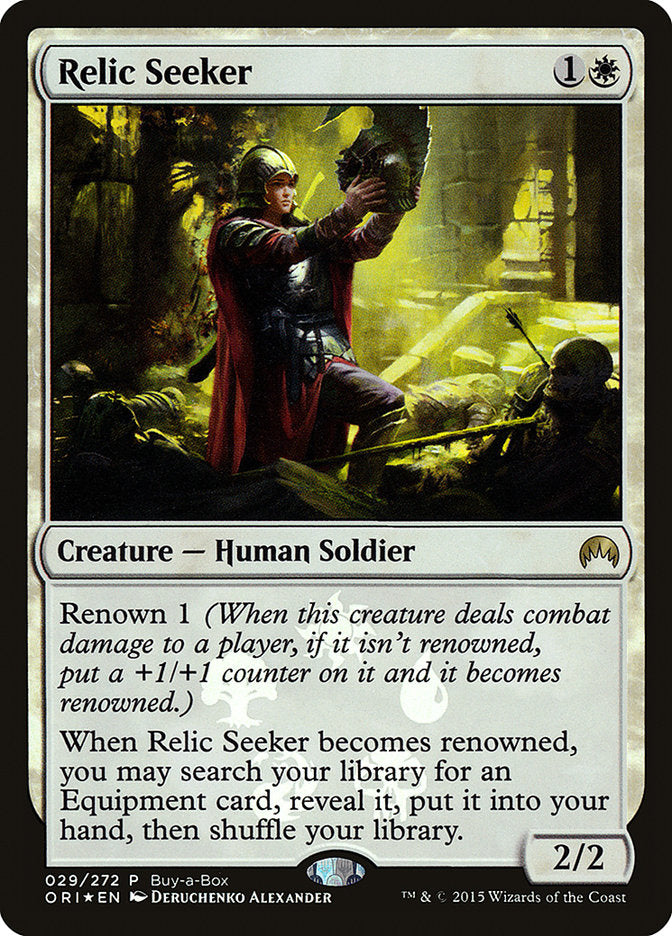 Relic Seeker (Buy-A-Box) [Magic Origins Promos] | I Want That Stuff Brandon