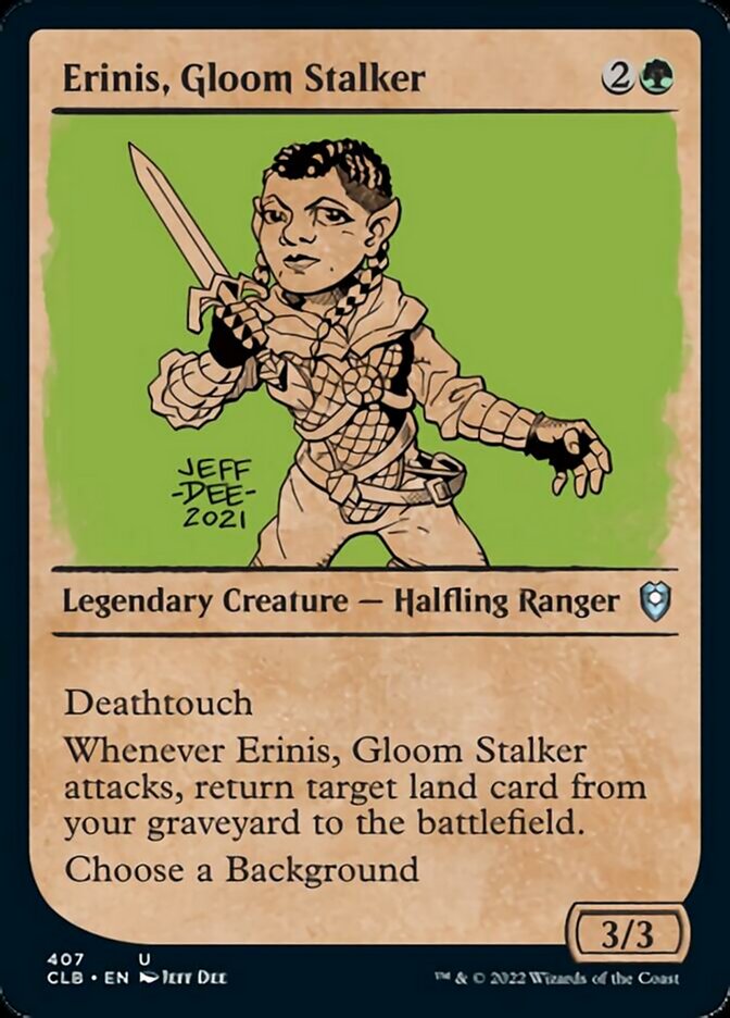 Erinis, Gloom Stalker (Showcase) [Commander Legends: Battle for Baldur's Gate] | I Want That Stuff Brandon