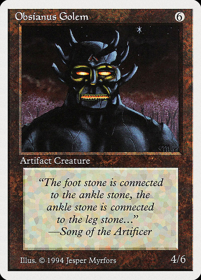 Obsianus Golem [Summer Magic / Edgar] | I Want That Stuff Brandon