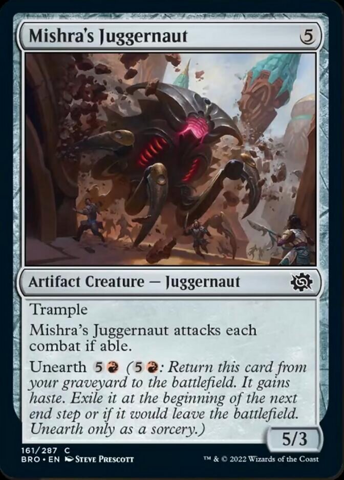 Mishra's Juggernaut [The Brothers' War] | I Want That Stuff Brandon