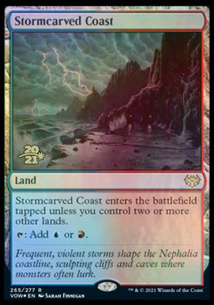 Stormcarved Coast [Innistrad: Crimson Vow Prerelease Promos] | I Want That Stuff Brandon