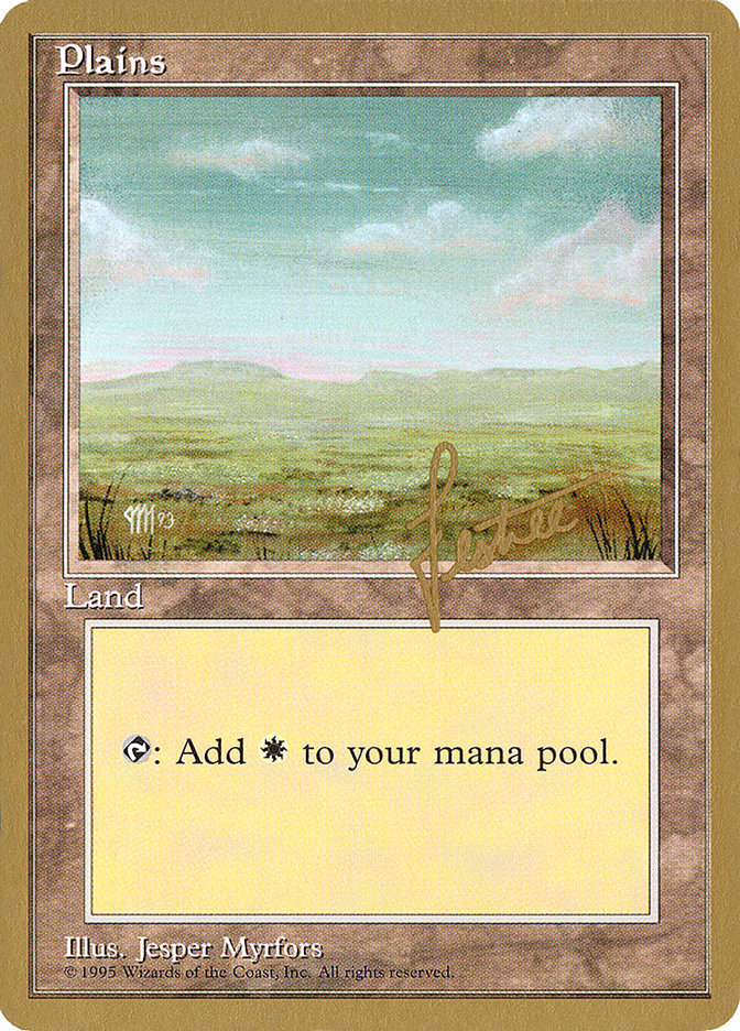 Plains (bl364) (Bertrand Lestree) [Pro Tour Collector Set] | I Want That Stuff Brandon