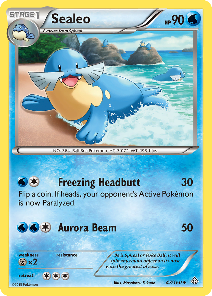 Sealeo (47/160) [XY: Primal Clash] | I Want That Stuff Brandon